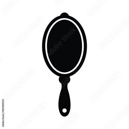 Hand Mirror Vector Illustration