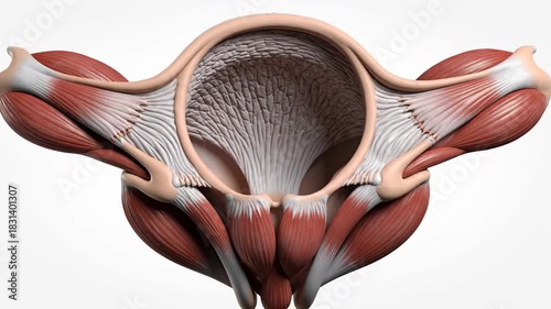 Detailed 3D Anatomy of the Human Perineal Membrane and Urogenital Structures