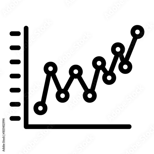 Line graph Line Icon
