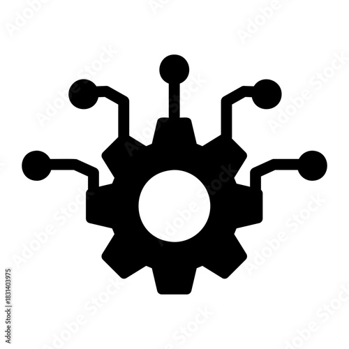 Data integration Solid icon