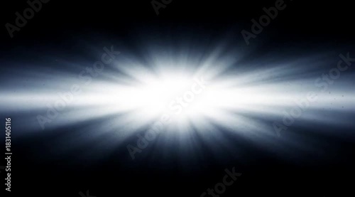 Luz abstrata em explosao suave