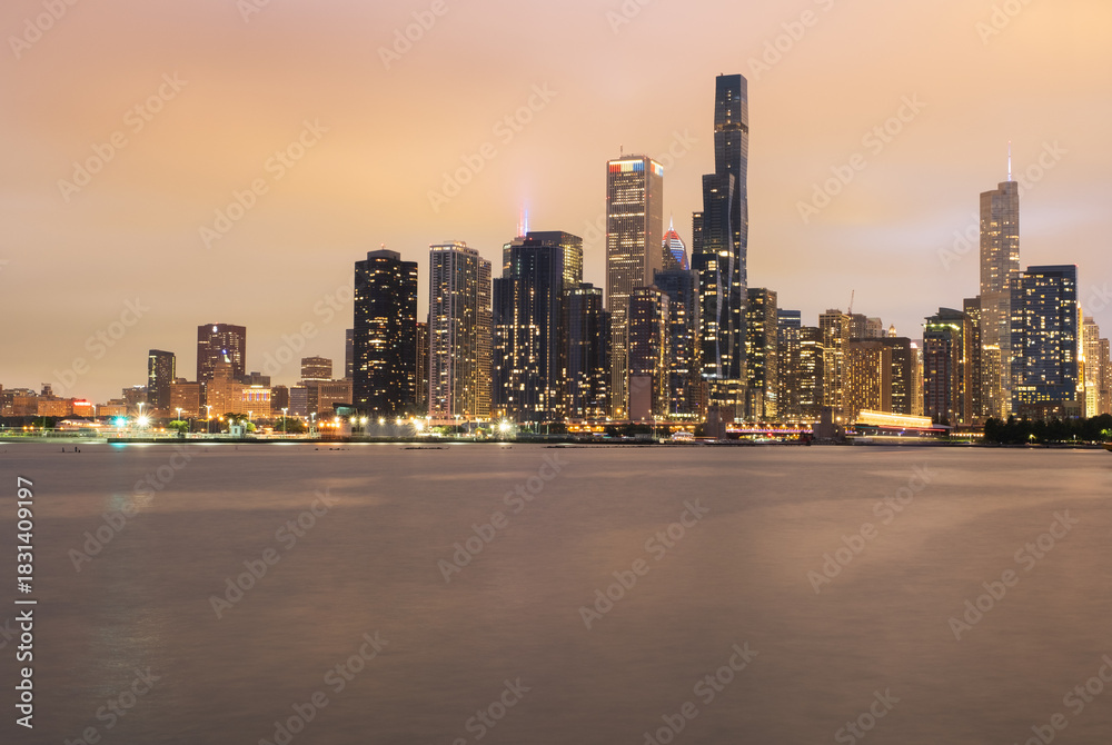 Obraz premium Chicago Skyline