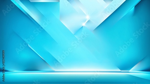 Blue teal corporate soft gradient background in 4K