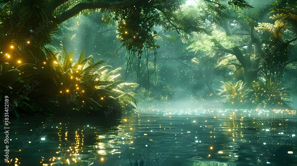 Obraz premium low angle ground view crystal-clear