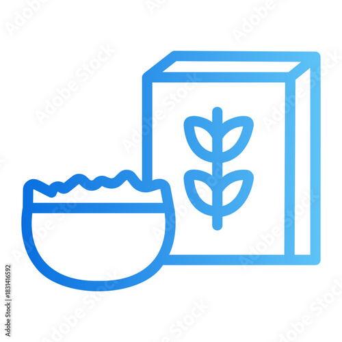 oatmeal Line Gradient Icon