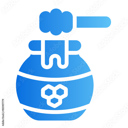 honey Line Gradient Icon