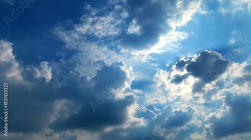 Fototapeta Naklejka Na Ścianę i Meble -  blue sky with clouds