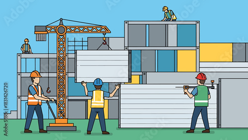 An adorable playful golden retriever puppy sits on a lush green lawn surrounded by vibrant dandelions at sunrise