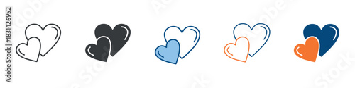 Love Icon Set Multiple Style Collection 