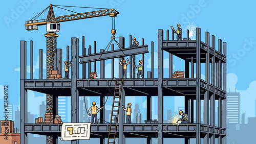 An adorable playful golden retriever puppy sits on a lush green lawn surrounded by vibrant dandelions at sunrise