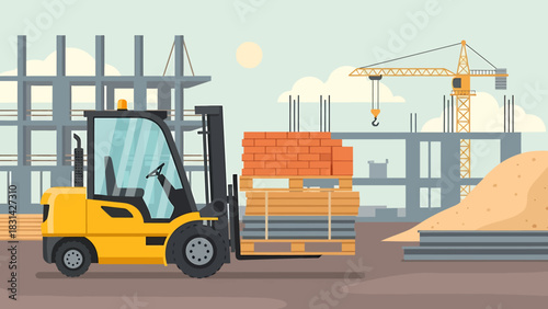 An adorable playful golden retriever puppy sits on a lush green lawn surrounded by vibrant dandelions at sunrise