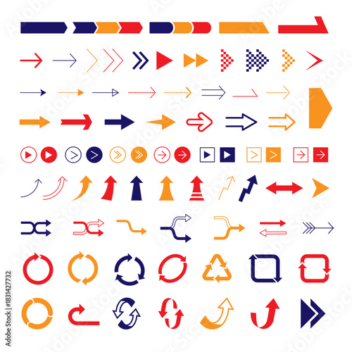 矢印アイコンセット