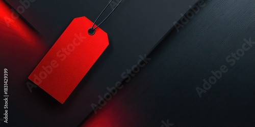 Exclusive sale promotion tags for shopping events modern retail environment close-up view dynamic marketing strategies