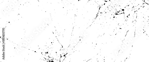 Vector black and white scratches scattered dust ink splatter texture  scratch