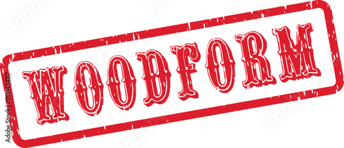 Authentic Distressed Woodform Stamp for Industrial Marking and Timber Fabrication