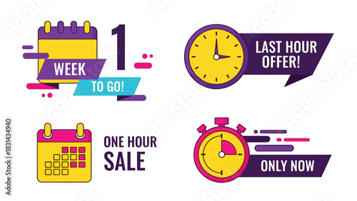 Last chance deals one week sale hour offer countdown promotion