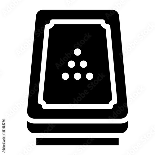 billiard glyph icon