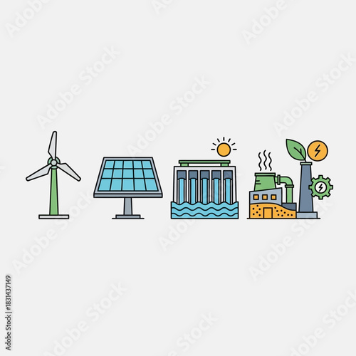 Harnessing nature's power clean energy sources like wind solar hydro and geothermal fuel a sustainable future