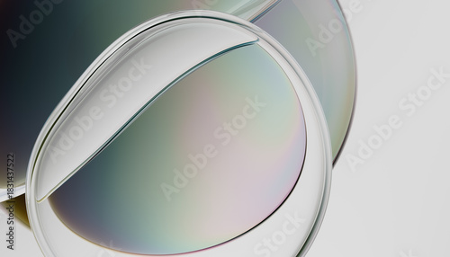 Abstract Glass Orbs and Chromatic Bubbles in Fluid Curves