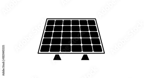 Modern solar panel array capturing clean energy for sustainable power solutions and renewable technology concepts