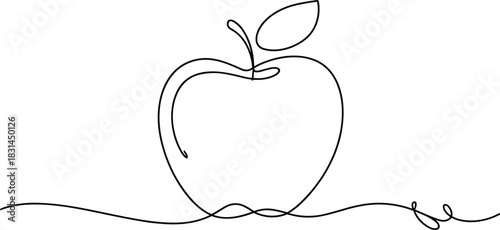 Hand-drawn vector illustration of a healthy red apple and fresh tomato design