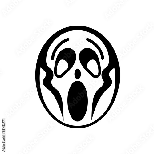 A face with wide eyes and an open round mouth, representing astonishment or unexpected reactions.