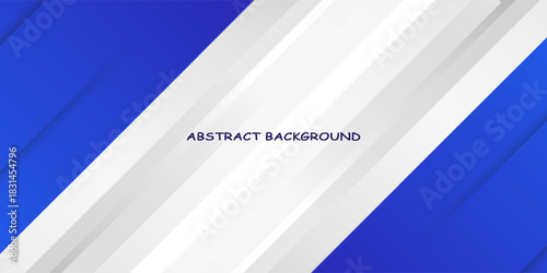 banner background silver and blue slash shap abstract. EPS10, WEBSITE