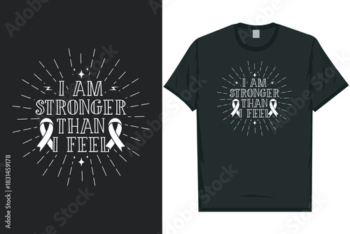 I am stronger than i feel Be aware be there care Mental health matters, mental health awareness month, green ribbon mental health awareness typography tshirt design