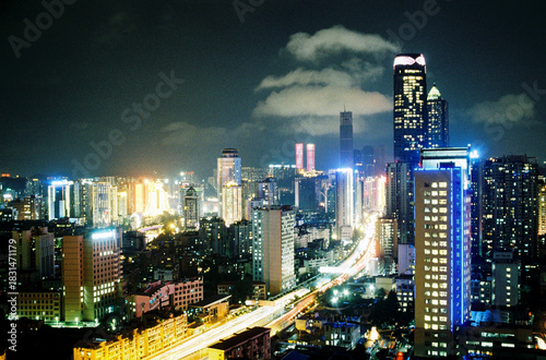 Wallpaper Mural Guiyang Cityscape at night Torontodigital.ca