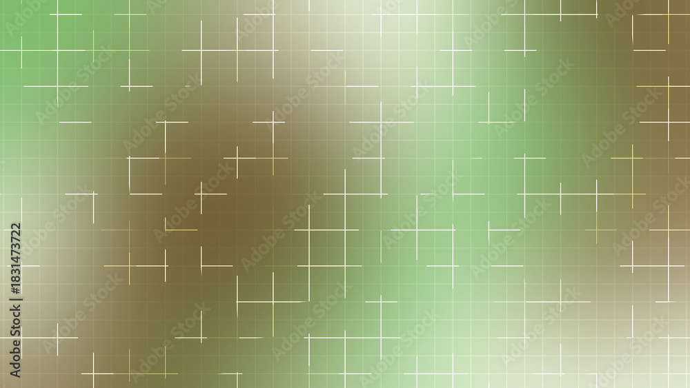 Fototapeta premium Soft Brown Green Gradient Gridline Background
