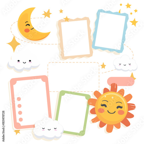 baby scrapbook elements