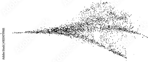 Noise grain abstract background with soft pointillism dots creating a smooth gradient stipple texture effect