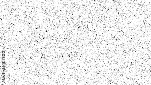Abstract subtle noise pattern with scattered grain for simple grunge overlays and minimalist black and white designs