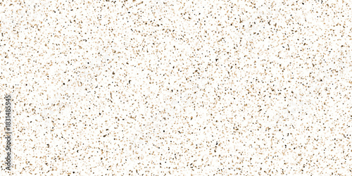 Terrazzo flooring texture polished stone and grain noise pattern old surface marble for background. brown and white paper and marble texture. quartz surface for bathroom or kitchen countertop.