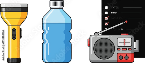 Emergency exit door with fire extinguisher in a dimly lit hallway corridor