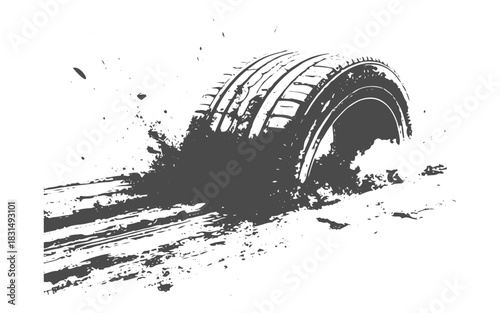 Grunge Rubber Stamp Texture, Distressed Seal Mark, Vintage Ink Stamp Overlay for Labels, Badges, Posters and Graphic Design