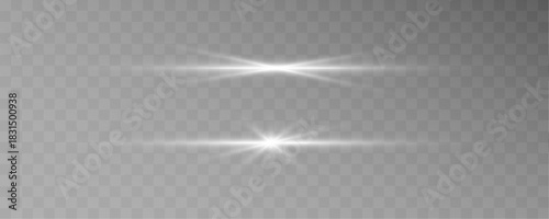 White luminous particles forming airy shimmer mist.Vector