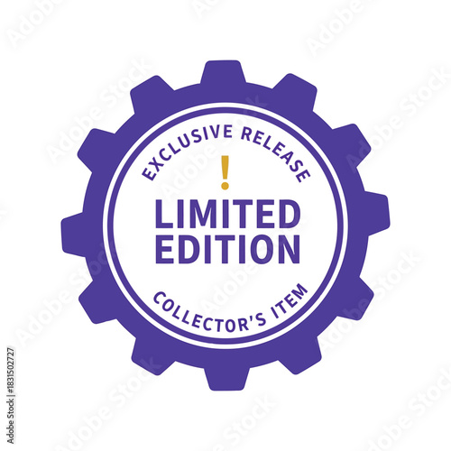 Exclusive limited edition collector's item badge icon