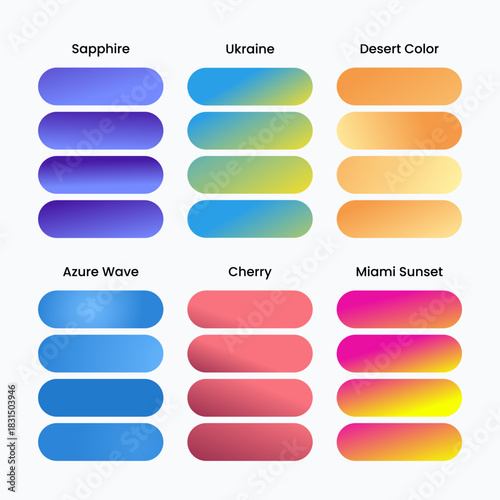 Elegant gradient color bundle with refined tones for creative professionals. Perfect for fashion layouts, premium packaging, interior concepts, and polished digital artwork