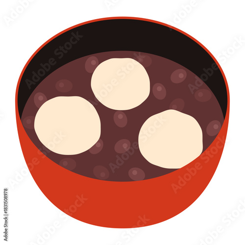 ぜんざいのイラスト