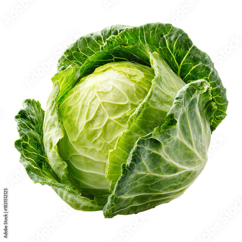 Close-up of a fresh green cabbage (4)