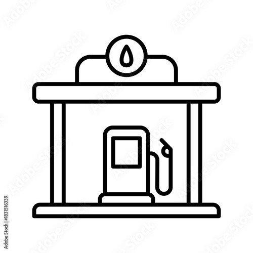 Gas Station Icon