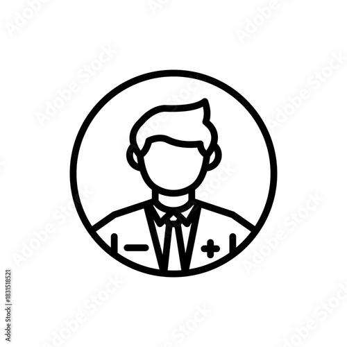 Doctor line icon