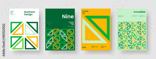 Geometric Background Design. Modern Flyer Template. Creative Business Presentation Layout. Book Cover. Poster. Report. Banner. Brochure. Pamphlet. Magazine. Notebook. Newsletter. Portfolio. Leaflet