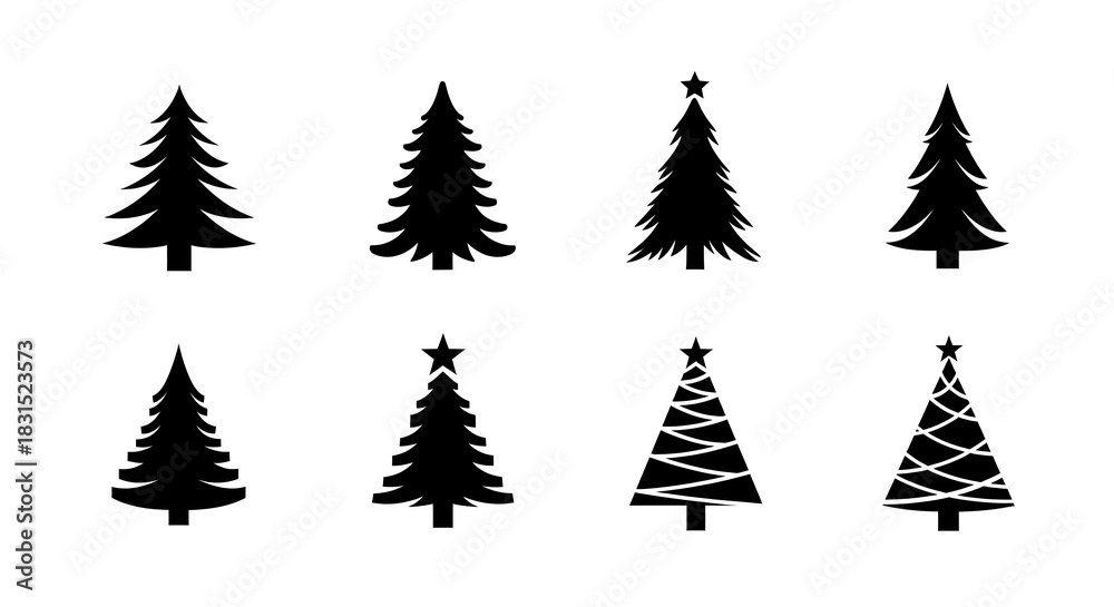 Obraz premium Festive Christmas Elements Collection.