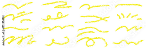 Collection of hand drawn red underlines and emphasis marks. Red underline doodle pencil hand drawn elements set. Grunge line ellipses, Line pen brush marker stroke underline vector set. Hand drawn doo