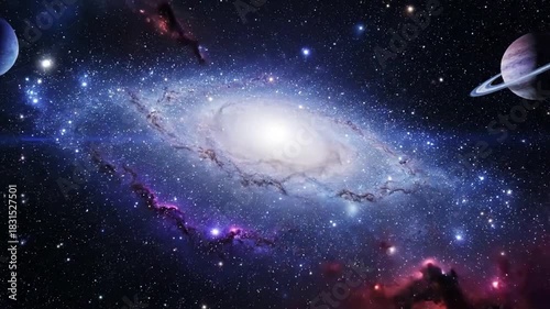 The brilliant, luminous core of a spiral galaxy, where concentrated light and energy emanate outwards, surrounded by tightly wound, glowing stellar streams.