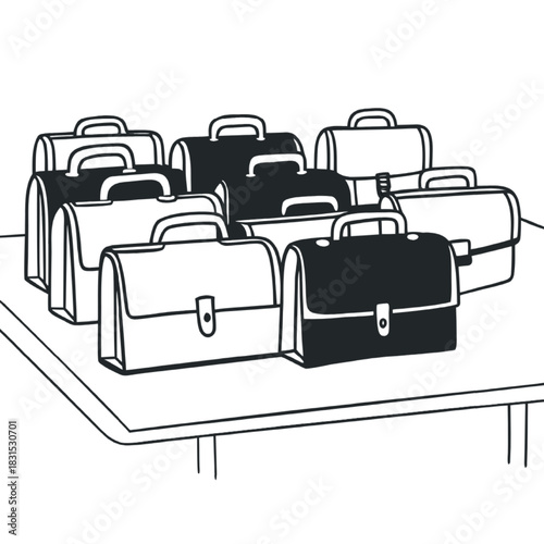 suitcase with luggage