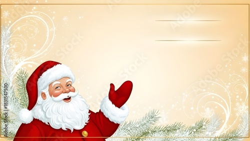 A festive Christmas invitation background