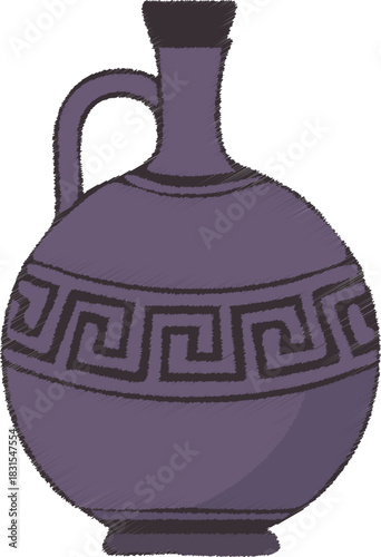 Ancient style amphora vase